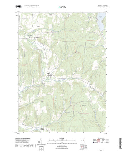 United States Geological Survey Erieville, NY (2023, 24000-Scale) digital map