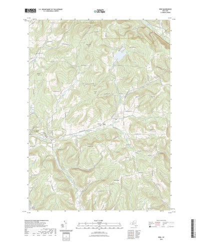United States Geological Survey Erin, NY (2023, 24000-Scale) digital map
