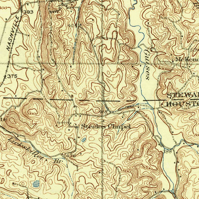 United States Geological Survey Erin, TN (1931, 62500-Scale) digital map