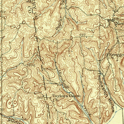 United States Geological Survey Erin, TN (1931, 62500-Scale) digital map