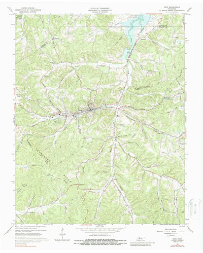 United States Geological Survey Erin, TN (1965, 24000-Scale) digital map
