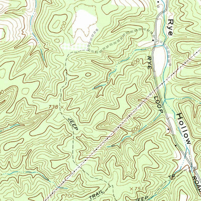 United States Geological Survey Erin, TN (1965, 24000-Scale) digital map