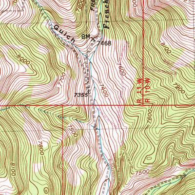 United States Geological Survey Ermont, MT (1952, 24000-Scale) digital map
