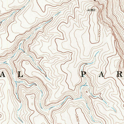 United States Geological Survey Ernst Valley, TX (1971, 24000-Scale) digital map