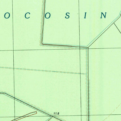 United States Geological Survey Ernul, NC (1998, 24000-Scale) digital map