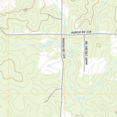 United States Geological Survey Eros, LA (2020, 24000-Scale) digital map