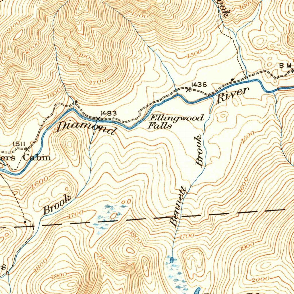 Errol, NH-ME (1934, 62500-Scale) Map by United States Geological Survey ...