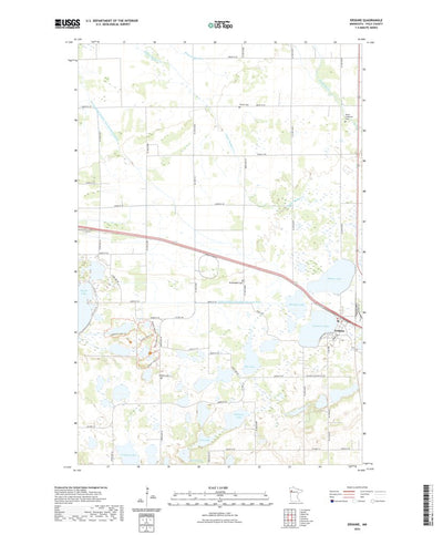 United States Geological Survey Erskine, MN (2022, 24000-Scale) digital map