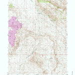 United States Geological Survey Ervay Basin SW, WY (1952, 24000-Scale) digital map