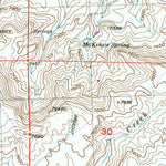 United States Geological Survey Ervay Basin SW, WY (1952, 24000-Scale) digital map