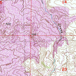 United States Geological Survey Ervay Basin SW, WY (1952, 24000-Scale) digital map