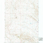 United States Geological Survey Ervay Basin, WY (1952, 24000-Scale) digital map