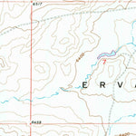 United States Geological Survey Ervay Basin, WY (1952, 24000-Scale) digital map