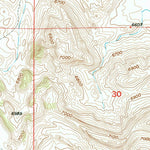 United States Geological Survey Ervay Basin, WY (1952, 24000-Scale) digital map