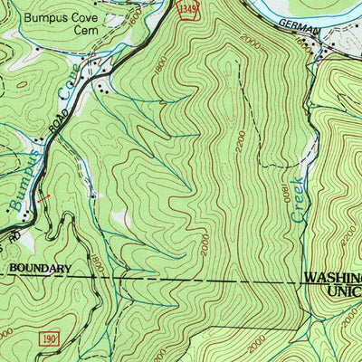 United States Geological Survey Erwin, TN (2003, 24000-Scale) digital map