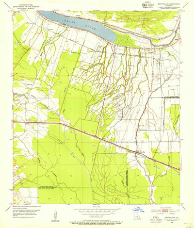 United States Geological Survey Erwinville, LA (1954, 24000-Scale) digital map