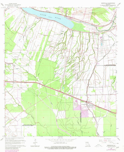 United States Geological Survey Erwinville, LA (1962, 24000-Scale) digital map