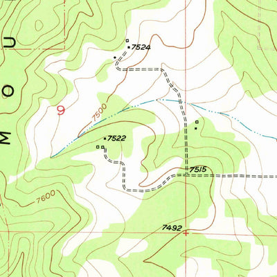 United States Geological Survey Escabosa, NM (1954, 24000-Scale) digital map