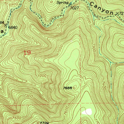 United States Geological Survey Escabosa, NM (1954, 24000-Scale) digital map