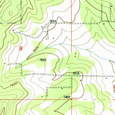 United States Geological Survey Escabosa, NM (1995, 24000-Scale) digital map