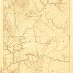 United States Geological Survey Escalante E, UT-AZ (1886, 250000-Scale) digital map