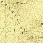 United States Geological Survey Escalante E, UT-AZ (1892, 250000-Scale) digital map