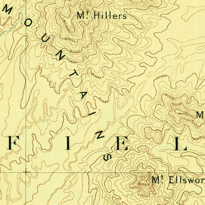 United States Geological Survey Escalante E, UT-AZ (1892, 250000-Scale) digital map