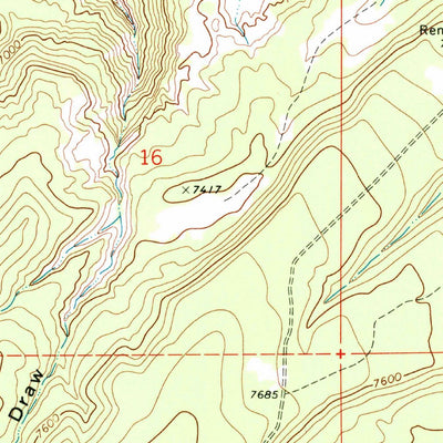 United States Geological Survey Escalante Forks, CO (1973, 24000-Scale) digital map