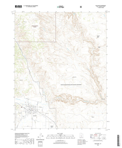 United States Geological Survey Escalante, UT (2020, 24000-Scale) digital map