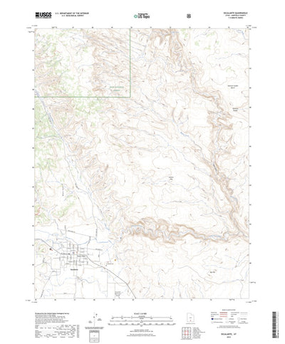 United States Geological Survey Escalante, UT (2023, 24000-Scale) digital map