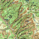 United States Geological Survey Escalante, UT-AZ (1956, 250000-Scale) digital map