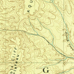 United States Geological Survey Escalante W, UT-AZ (1886, 250000-Scale) digital map