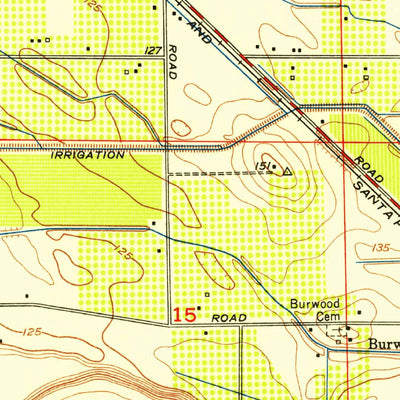 United States Geological Survey Escalon, CA (1953, 24000-Scale) digital map