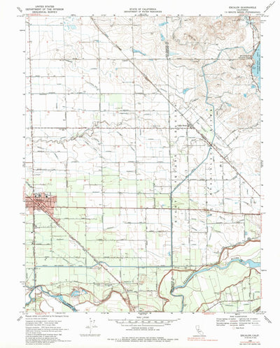 United States Geological Survey Escalon, CA (1968, 24000-Scale) digital map