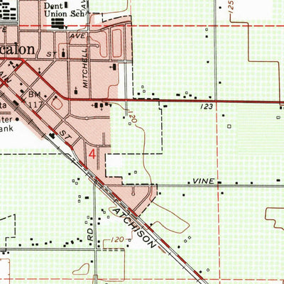 United States Geological Survey Escalon, CA (1968, 24000-Scale) digital map