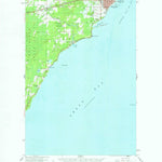 United States Geological Survey Escanaba, MI (1958, 62500-Scale) digital map