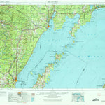 United States Geological Survey Escanaba, MI-WI (1954, 250000-Scale) digital map