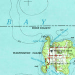 United States Geological Survey Escanaba, MI-WI (1954, 250000-Scale) digital map