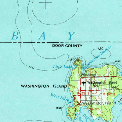 United States Geological Survey Escanaba, MI-WI (1954, 250000-Scale) digital map