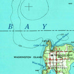 United States Geological Survey Escanaba, MI-WI (1958, 250000-Scale) digital map