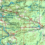 United States Geological Survey Escanaba, MI-WI (1958, 250000-Scale) digital map