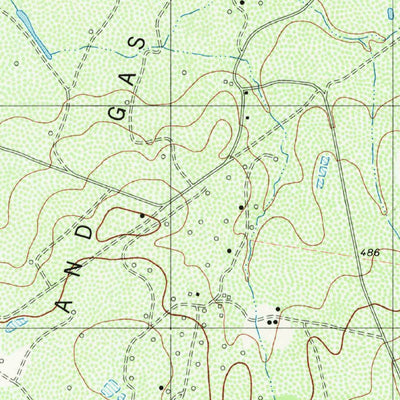 United States Geological Survey Escobas, TX (1980, 24000-Scale) digital map