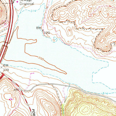 United States Geological Survey Escondido, CA (1968, 24000-Scale) digital map