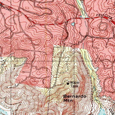 United States Geological Survey Escondido, CA (1996, 24000-Scale) digital map
