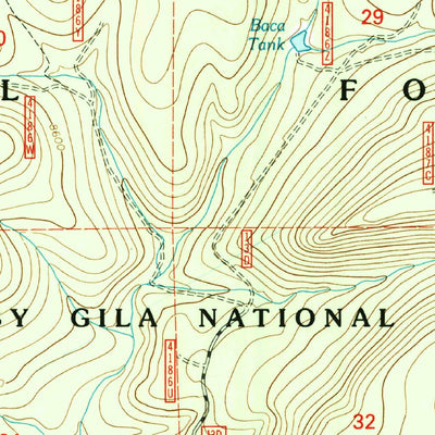 United States Geological Survey Escondido Mountain, NM (1999, 24000-Scale) digital map