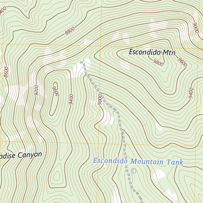 United States Geological Survey Escondido Mountain, NM (2023, 24000-Scale) digital map