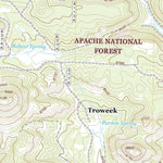 United States Geological Survey Escudilla Mountain, AZ (2021, 24000-Scale) digital map