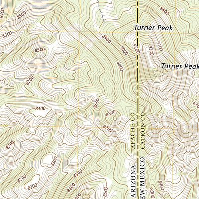 United States Geological Survey Escudilla Mountain, AZ (2021, 24000-Scale) digital map