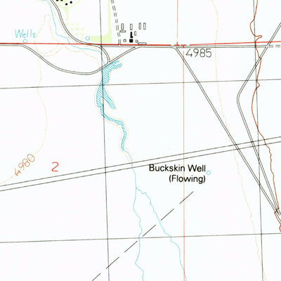 United States Geological Survey Eskdale, UT (1991, 24000-Scale) digital map