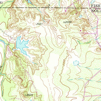 United States Geological Survey Eskota, TX (1969, 24000-Scale) digital map